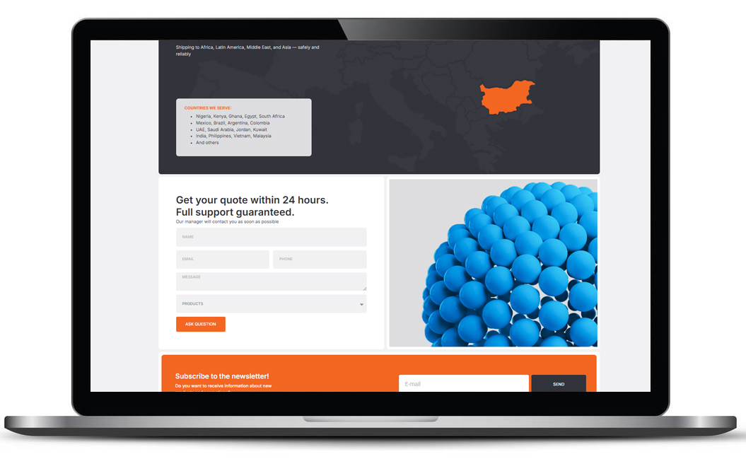 MEDem quotation request and contact form